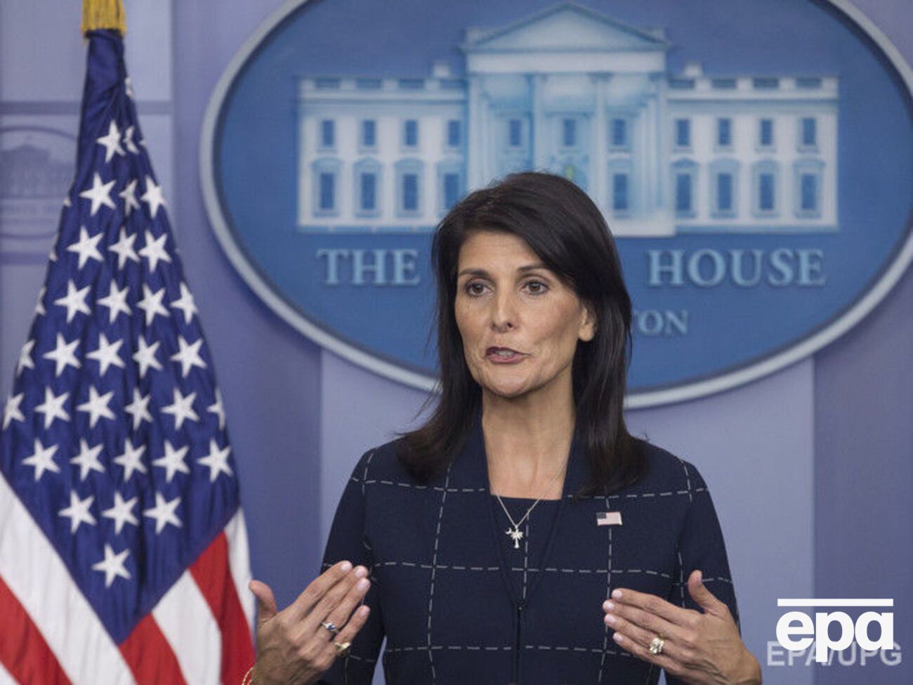 Хейли поздравила Набензю с назначением на должность постпреда ООН