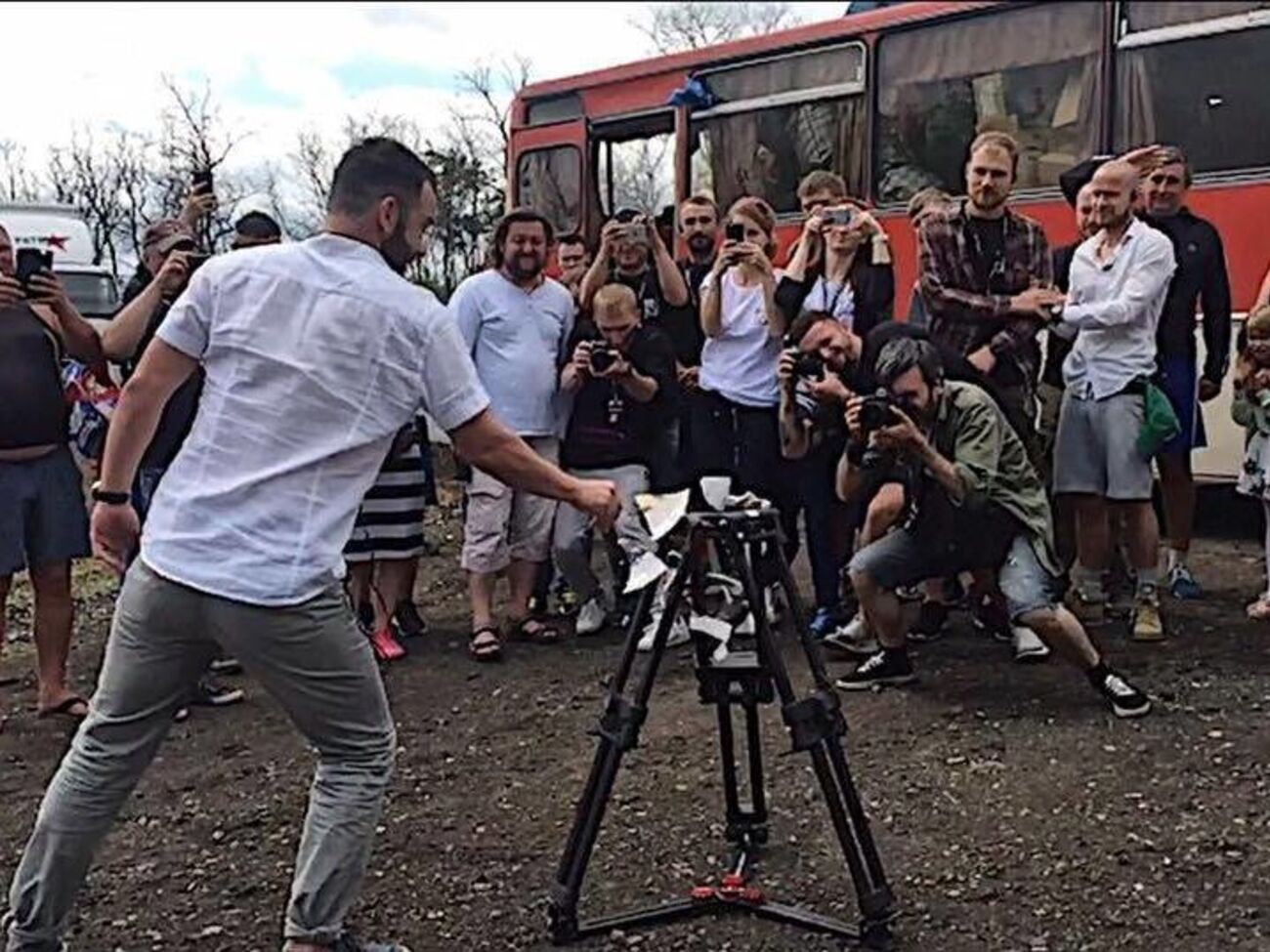 Знімають фільм у Старобільську