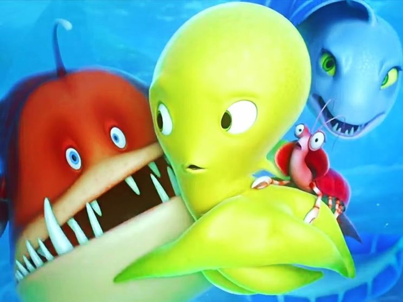 Головні герої мультфільму &ndash; мешканці моря