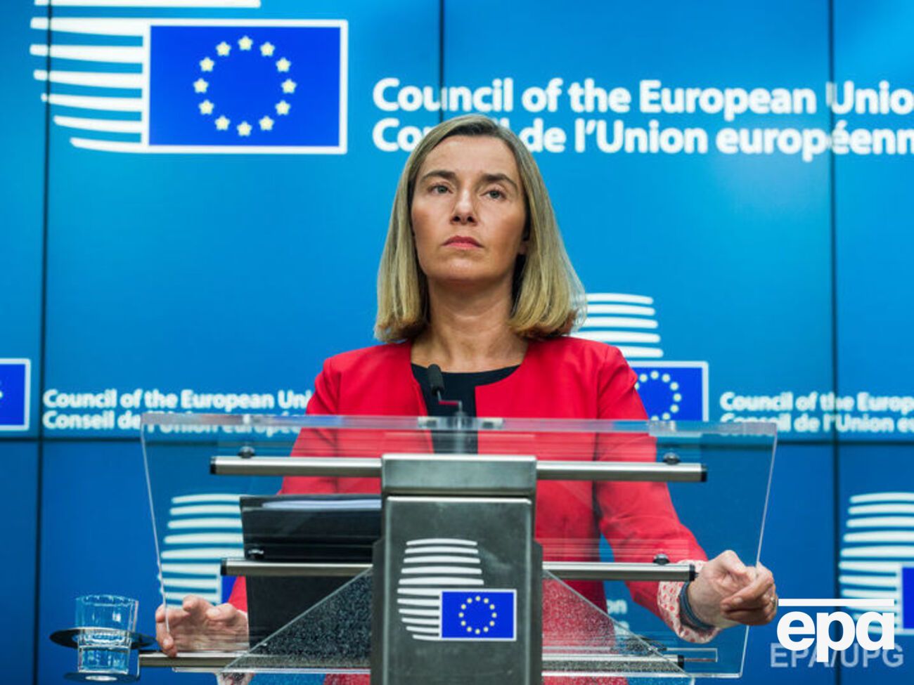 Могеріні вітає рішення України та інших країн приєднатися до санкцій проти РФ