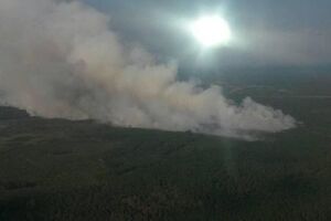 Пожежники борються з вогнем