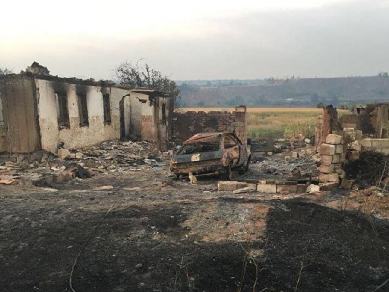 Жебрівський: Кам'яні будівлі спалахнули, як сірники