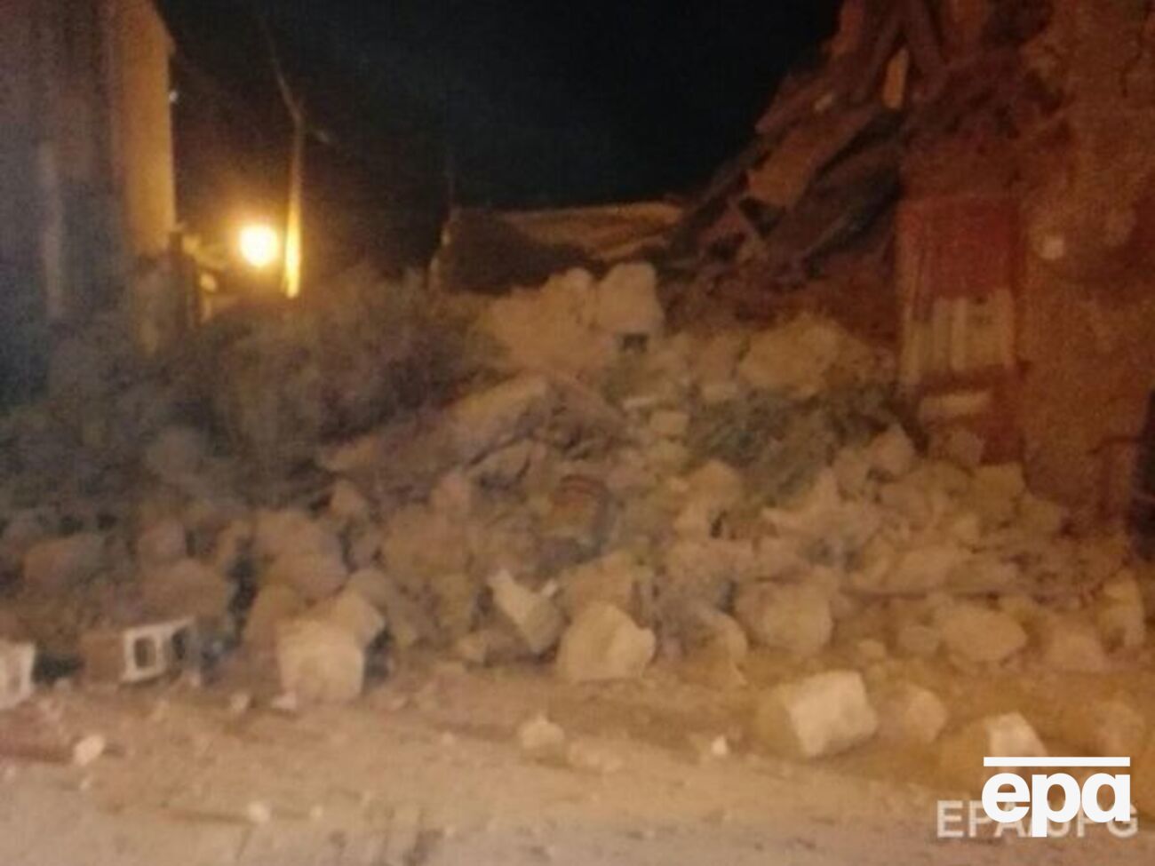 Будинок у містечку Лаккі Амено повністю зруйновано