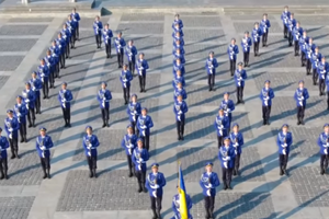 Шикування зняли з висоти квадрокоптером