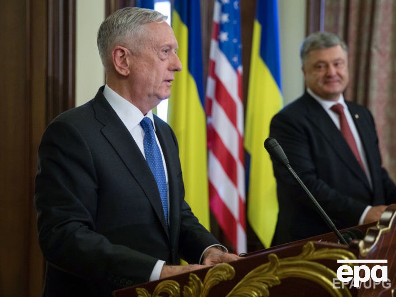 Мэттис: Мы действительно оказываем очень прочную, насколько можем, поддержку