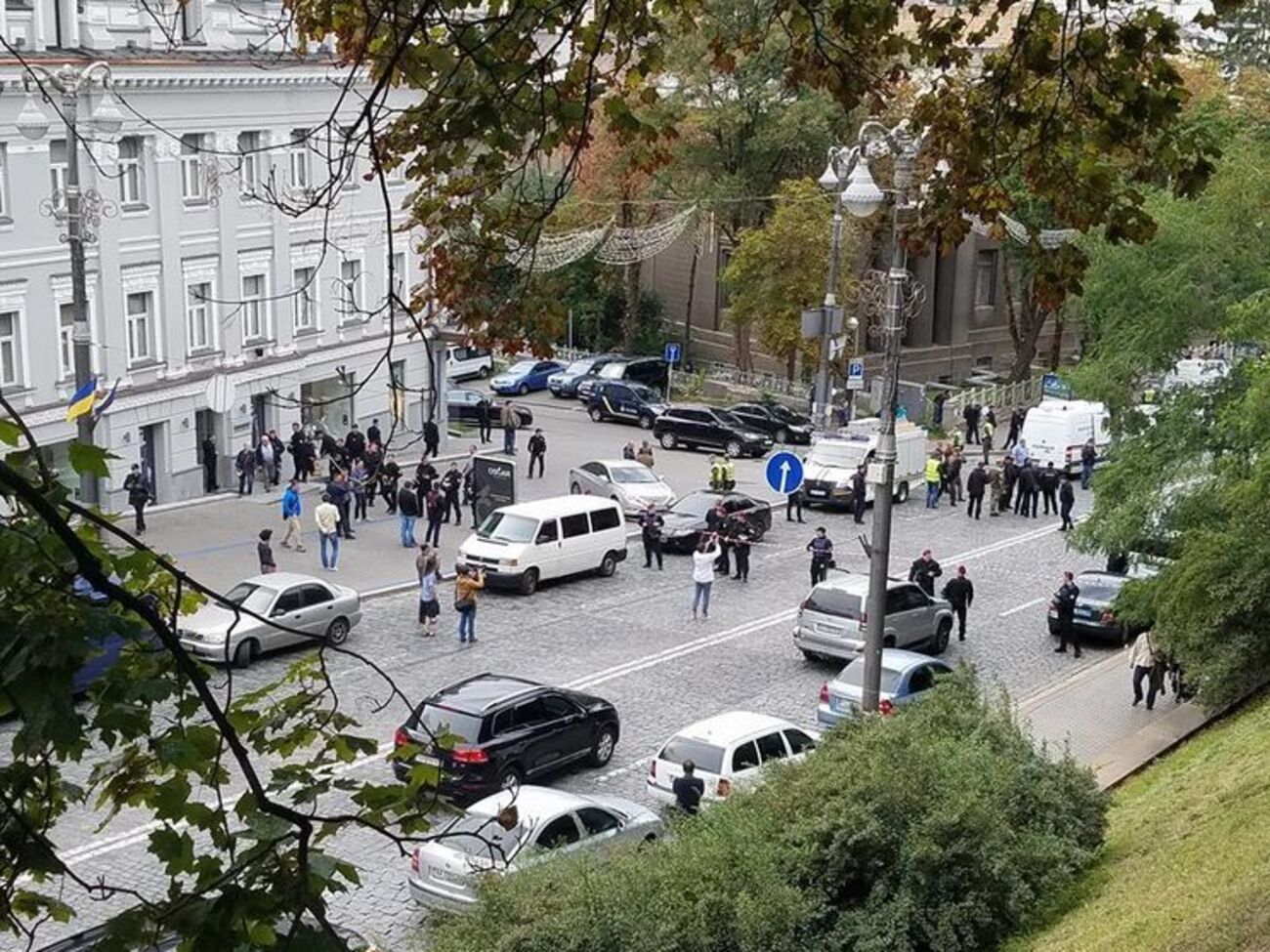 Вибух стався в урядовому кварталі Києва