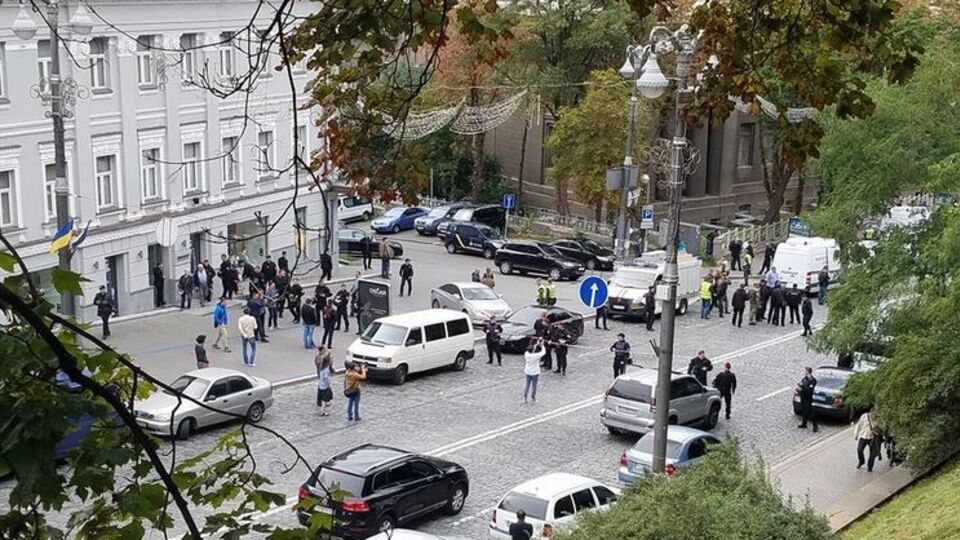 Вибух стався в урядовому кварталі Києва