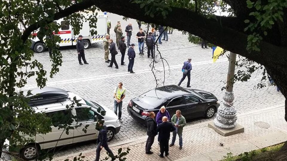 НП сталася в урядовому кварталі Києва