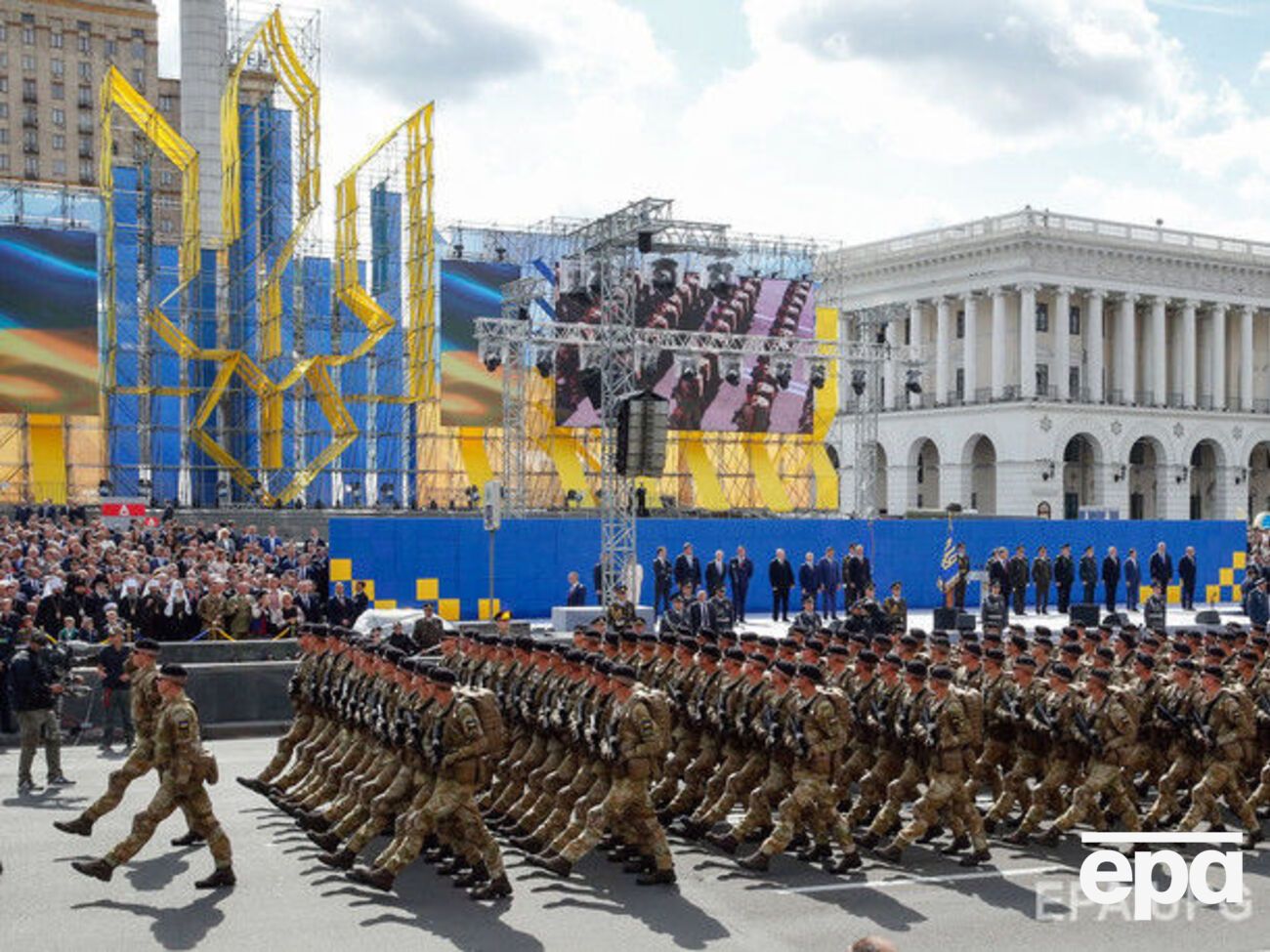 24 августа в Киеве прошел военный парад