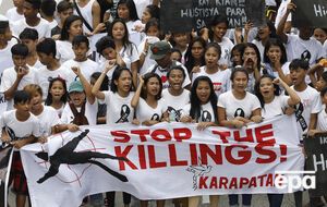 На Филиппинах прошли массовые протесты против антинаркотических рейдов Дутерте. Фоторепортаж