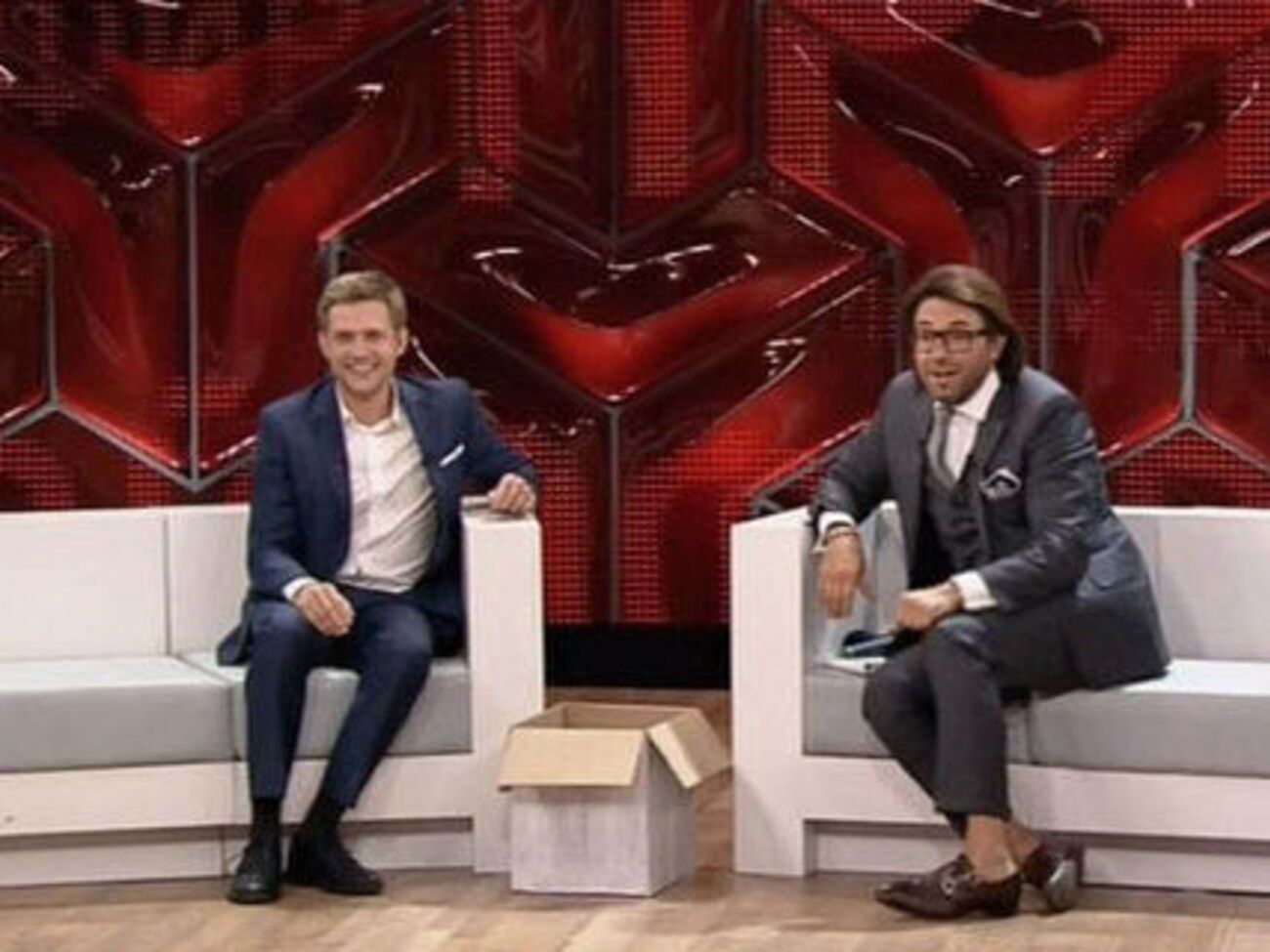 Корчевников и Малахов встретились в студии "Прямого эфира"