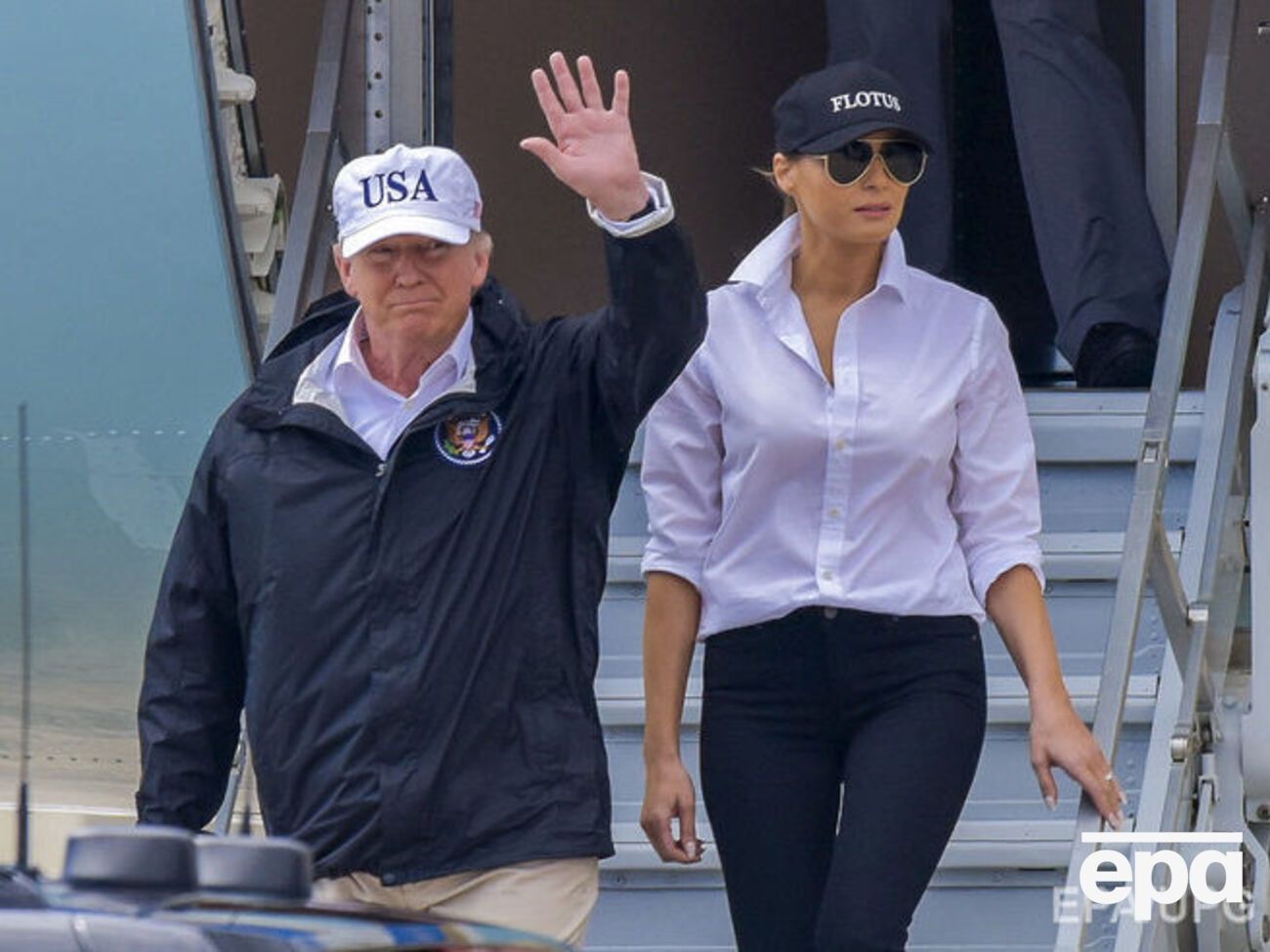 Трамп с женой прибыли в Техас