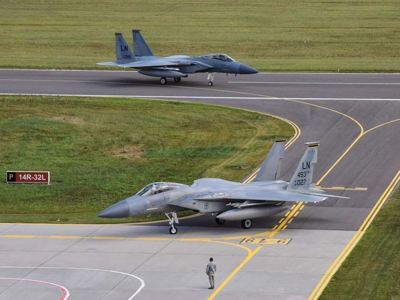 F-15C Eagle прибыли в Шяуляй