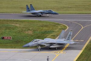 F-15C Eagle прибыли в Шяуляй