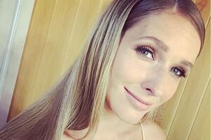 Осадчая сфотографировалась со старшим сыном