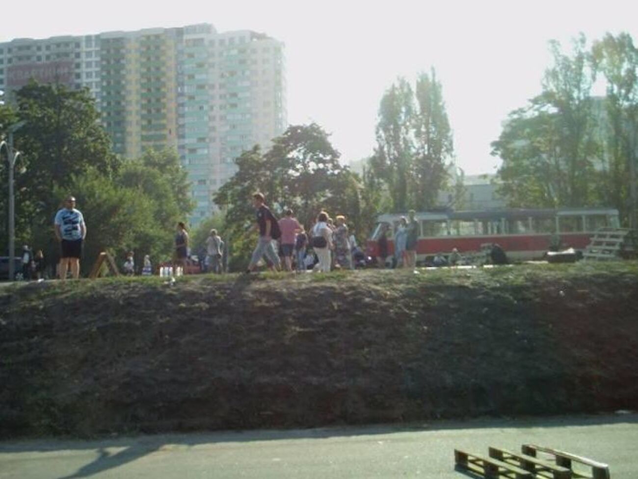 У КМДА зазначили, що рух Харківським шосе відновлюють після переговорів із жителями, які протестують