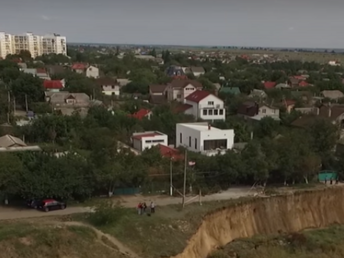 В Одесской области произошел оползень