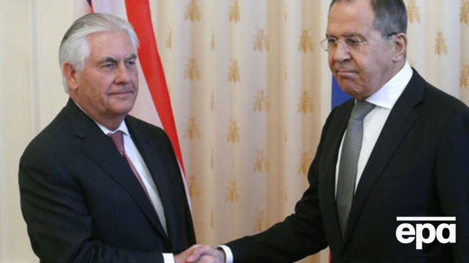 У російському МЗС підкреслили, що телефонна розмова Лаврова з Тіллерсоном відбулася "за американською ініціативою"