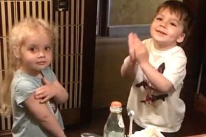 Через 28 лет после того, как Галкин побывал со своими родителями в "Дзинтари", он впервые привел на свое выступление собственных детей