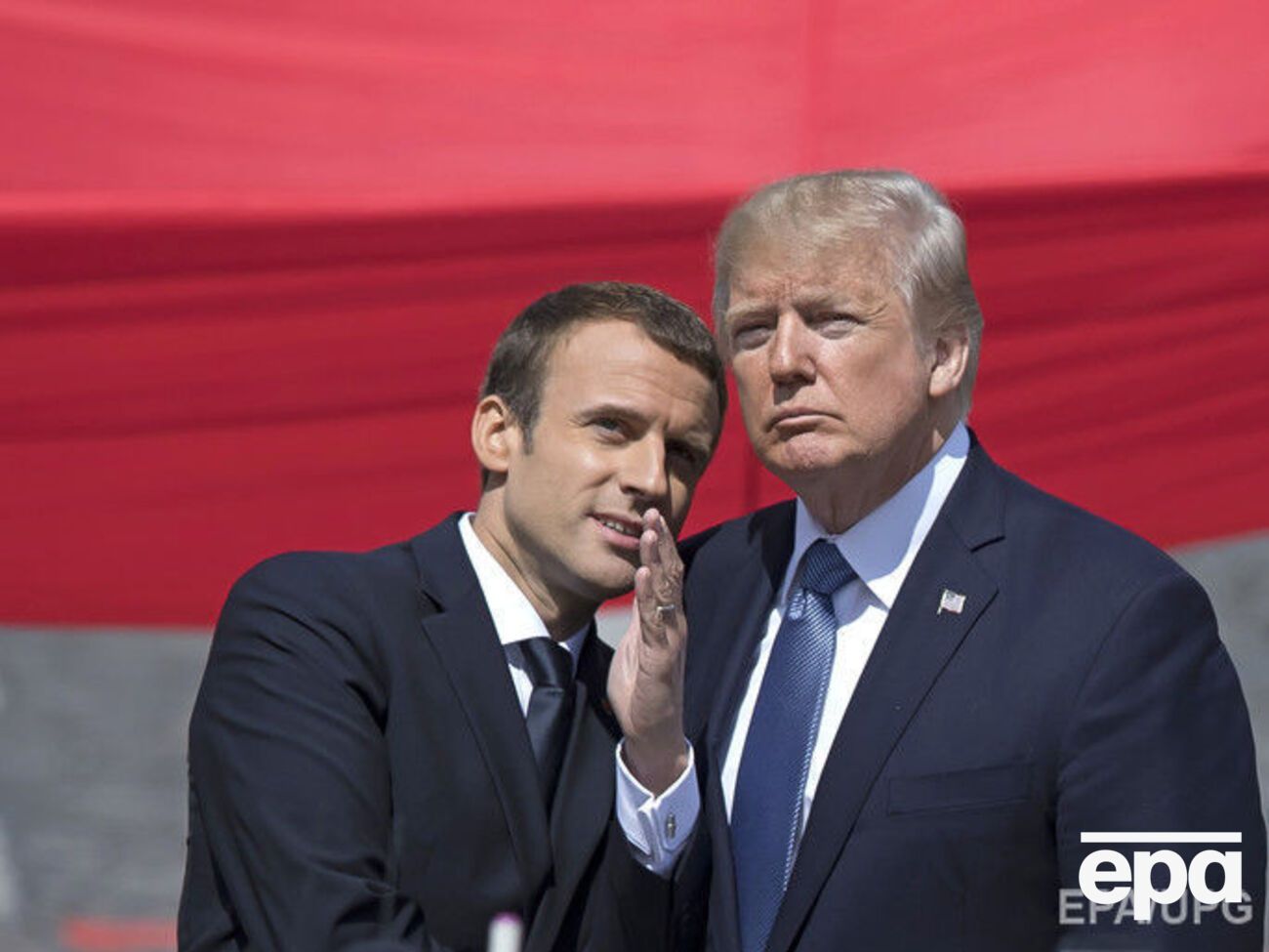 Макрон і Трамп зустрічалися в Парижі 14 липня