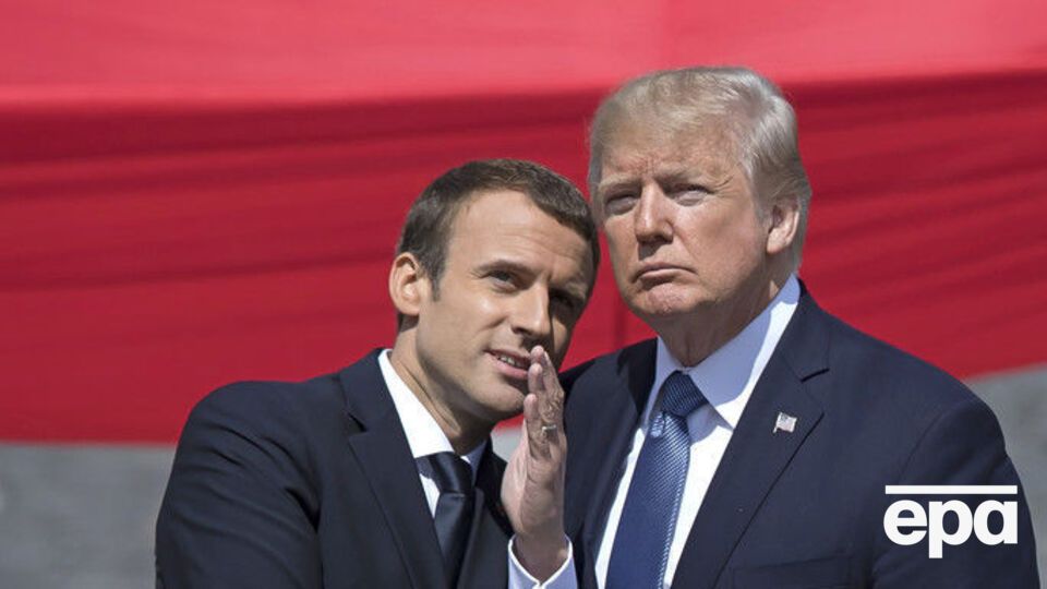 Макрон и Трамп встречались в Париже 14 июля