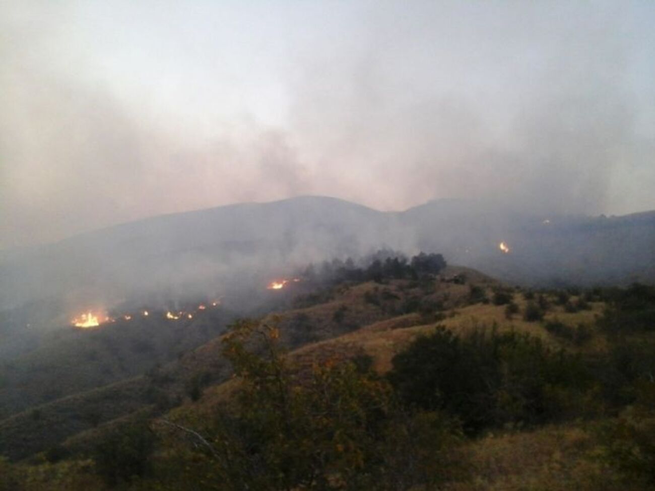 Пожежу гасять другий день