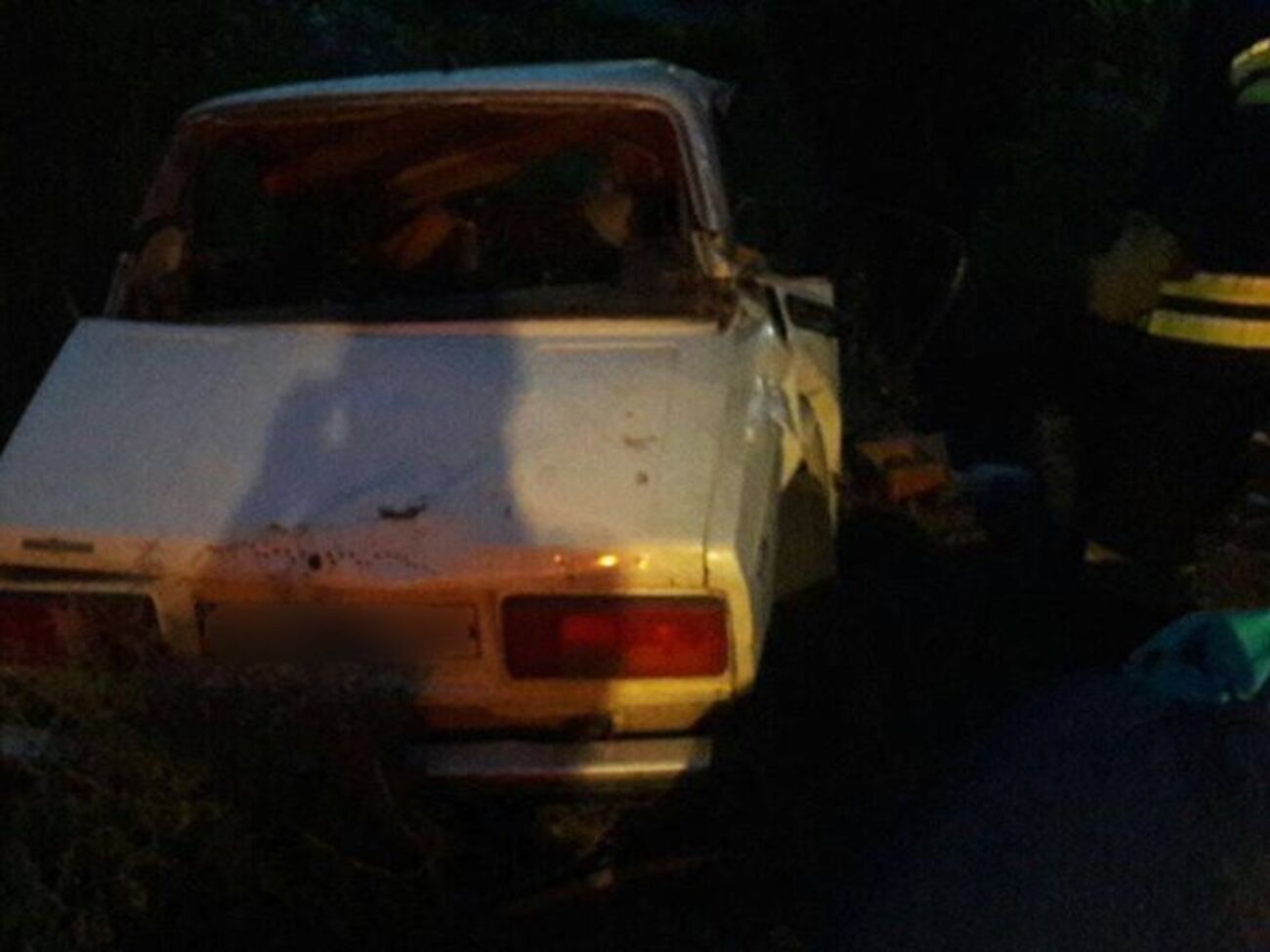 Автомобили столкнулись лоб в лоб