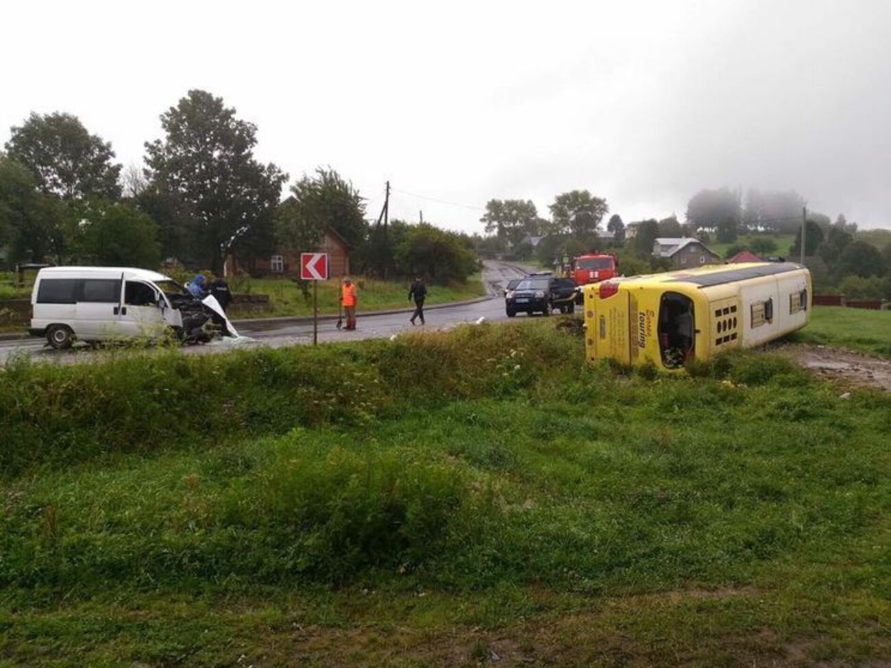 ДТП сталася приблизно об 11.00 біля села Нагірного Сколівського району