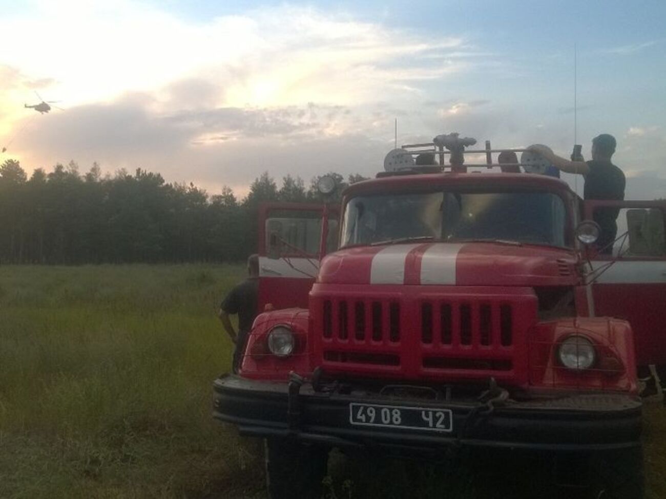 До ліквідації пожежі залучено 110 осіб і 28 одиниць техніки
