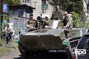 На Донбасі загорілася БМП бойовиків