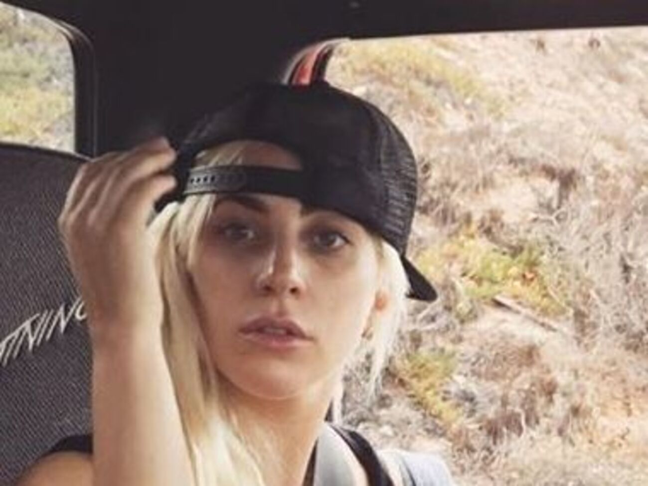 Леди Гага опубликовала свой снимок с "рогами" на лице