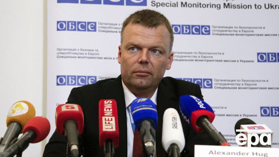 Хуг: В первые сутки с момента возобновления обязательства о прекращении огня миссия зафиксировала снижение на 53% количества обстрелов