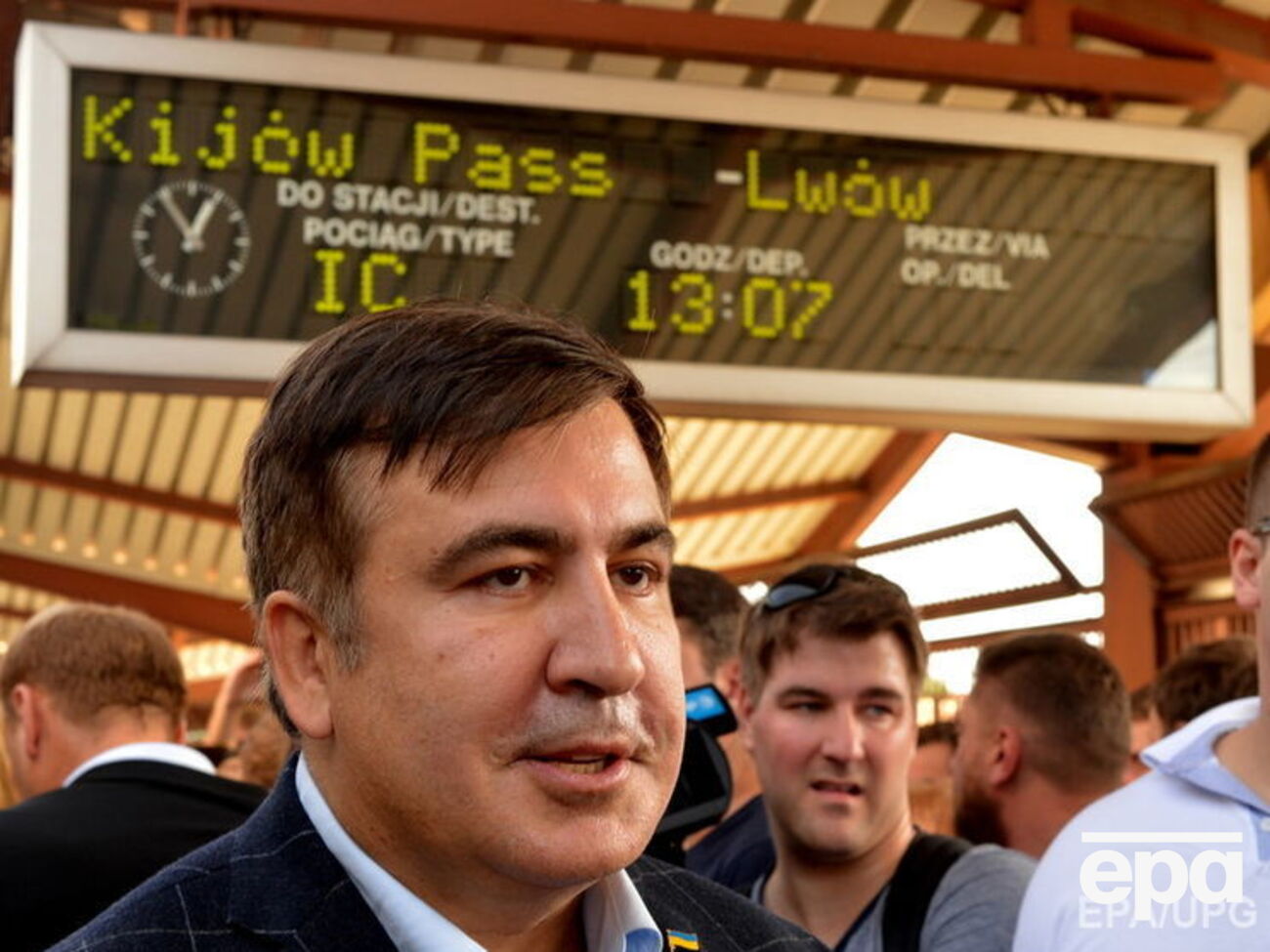 Саакашвілі: Ми з вокзалу доїхали на пункт пропуску "Шегині". Польська сторона нас спокійно випустила