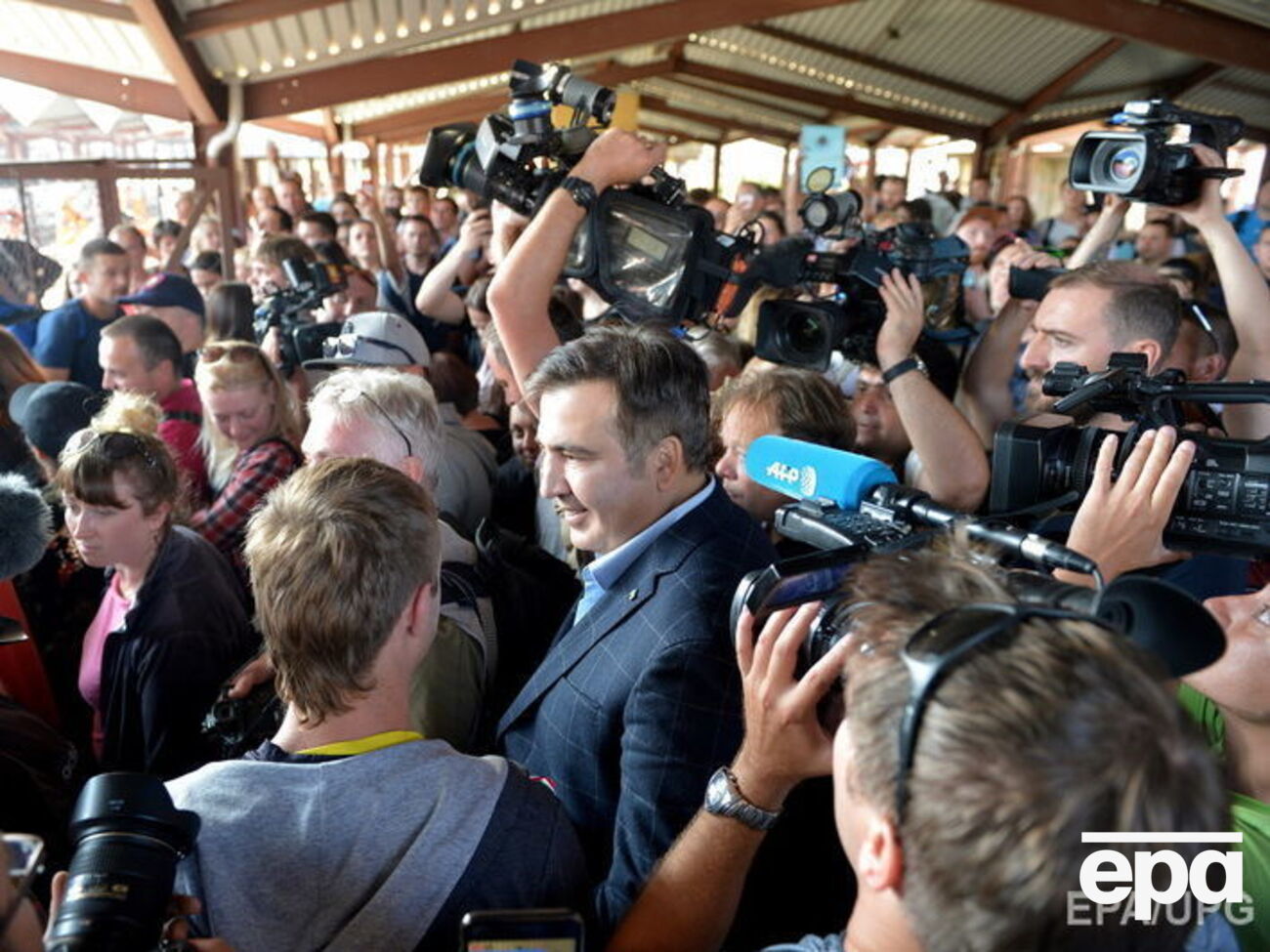 Саакашвили попал в Украину