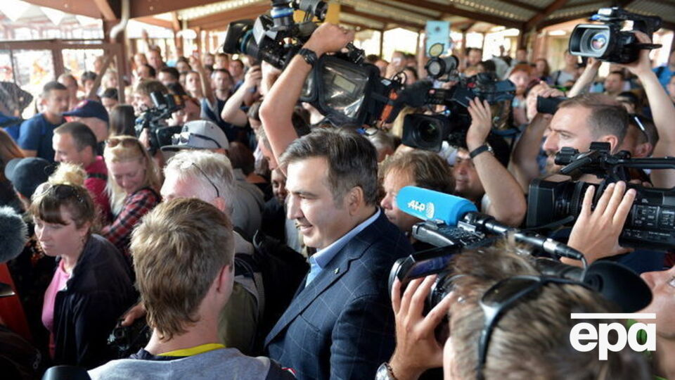 Саакашвили попал в Украину