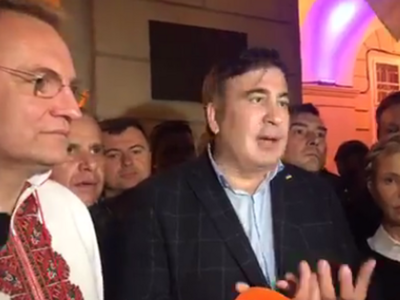Садовый, Тимошенко и Саакашвили встретились во Львове