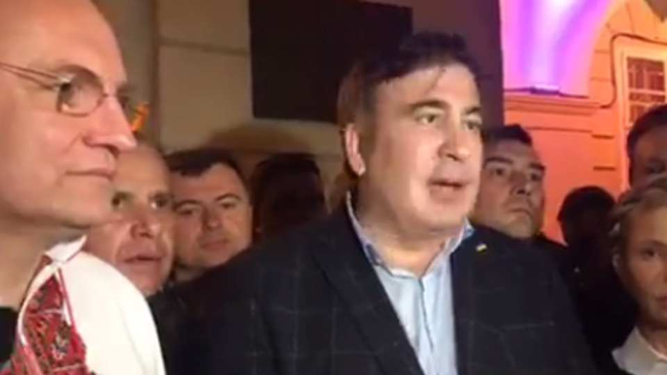 Садовый, Тимошенко и Саакашвили встретились во Львове