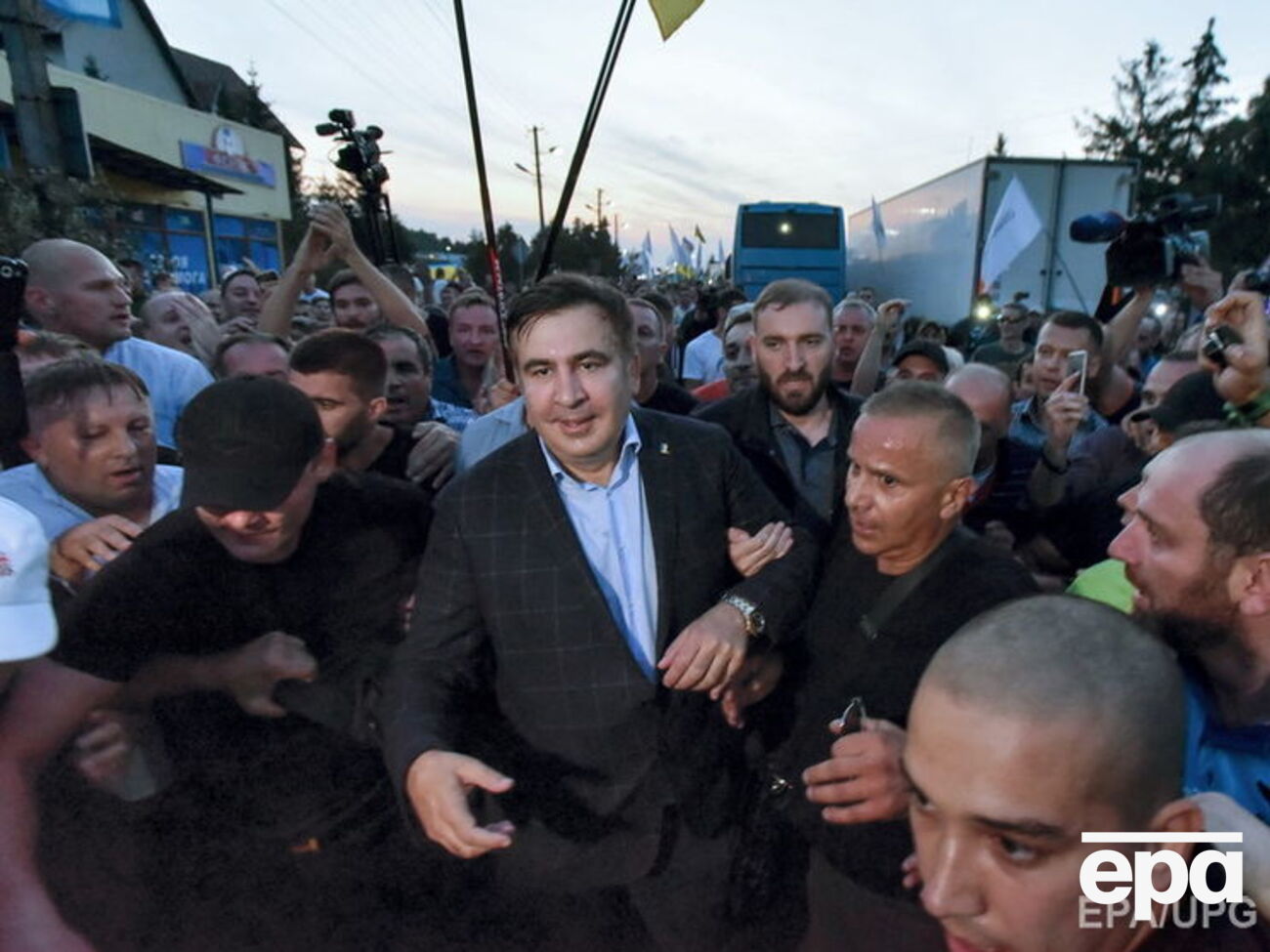 10 сентября Саакашвили пересек границу Украины