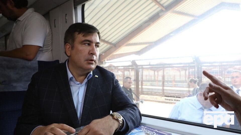 Саакашвили пересек границу Украины 10 сентября