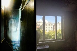 В МЧС РФ причиной пожара в квартире Соколова назвали неумышленный поджог