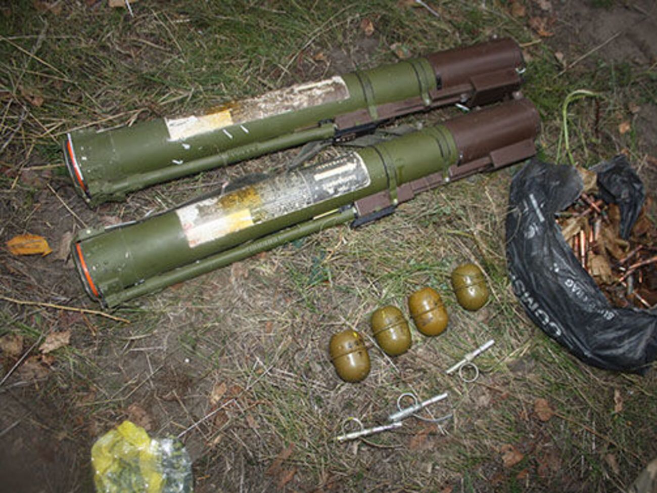 В тайнике были гранатометы