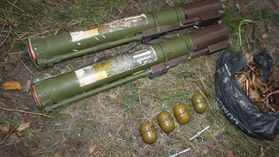 В тайнике были гранатометы