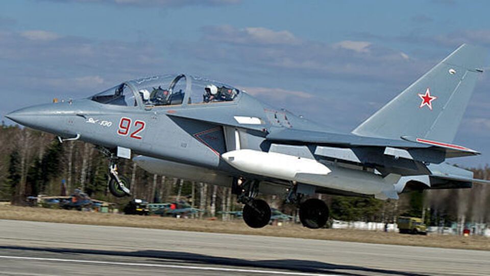 Як-130 выполнял тренировочный полет