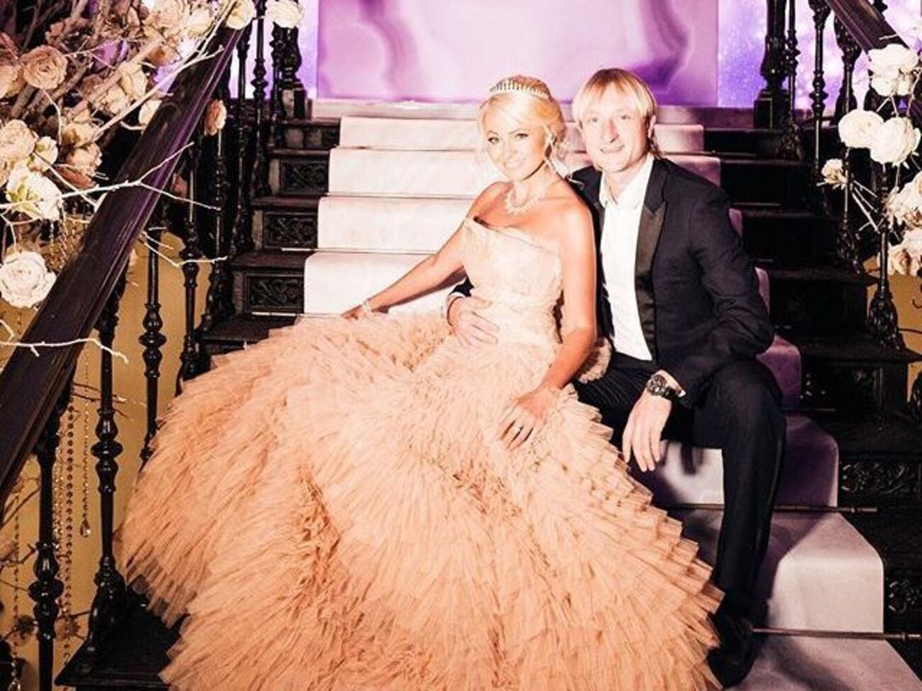 Рудковская и Плющенко прошли обряд венчания