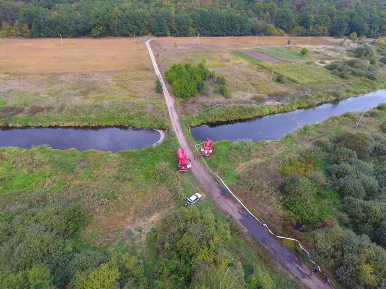 Під Черкасами горить торф