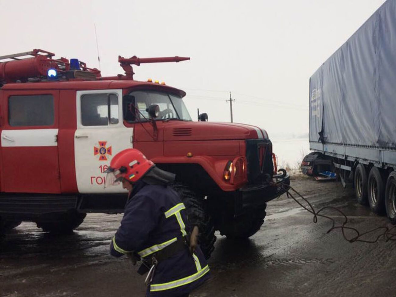 Украинские спасатели принимают участие в учениях в Молдове