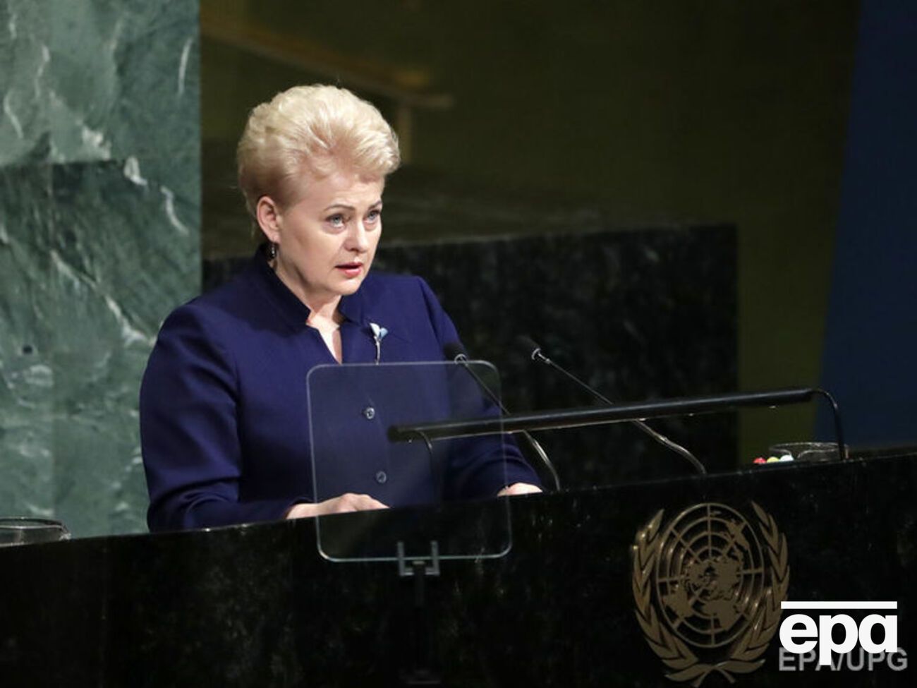 Грибаускайте: Арсенал Кремля не ограничивается обычным оружием