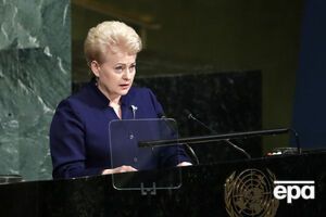 Грібаускайте: Арсенал Кремля не обмежується звичайною зброєю