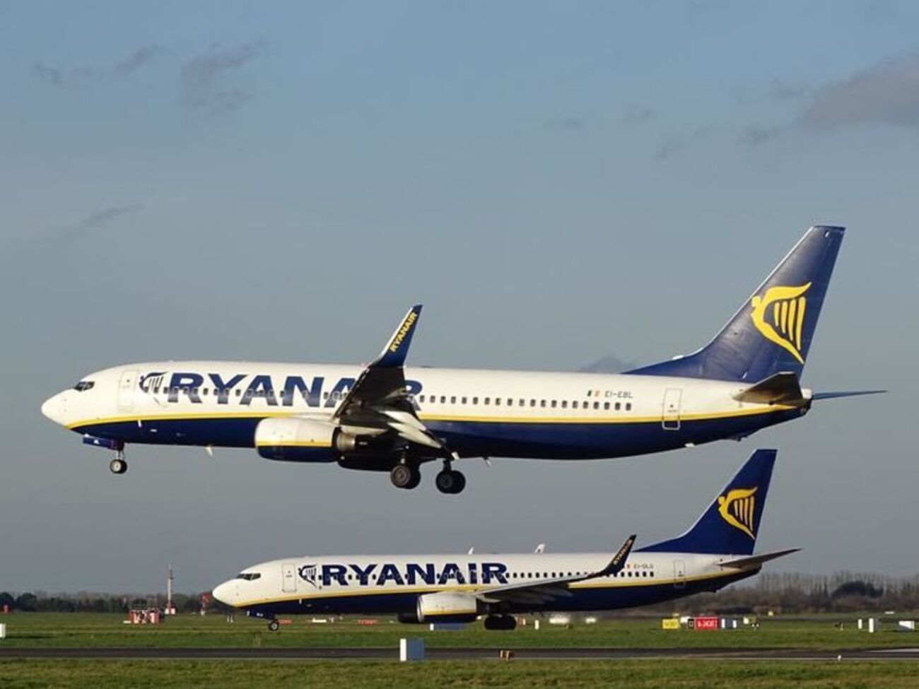 Рейс авіакомпанії Ryanair відлетів на дві з половиною години пізніше