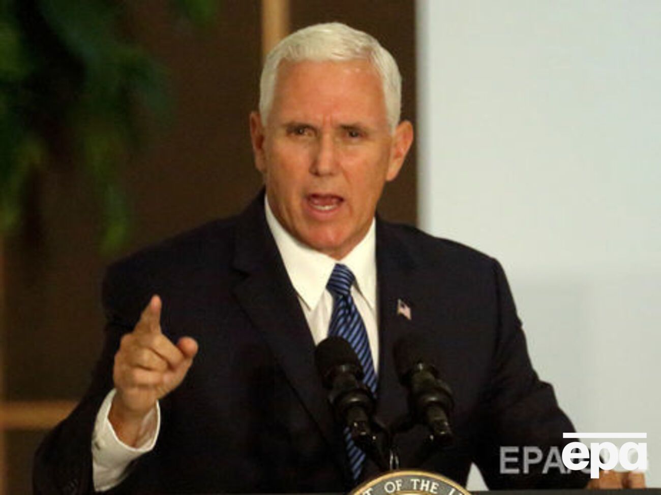 Пенс зазначив, що підтримка миру вимагає не тільки миротворців, але й дій